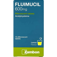 Fluimucil 600mg 10 Effervescent Tablets