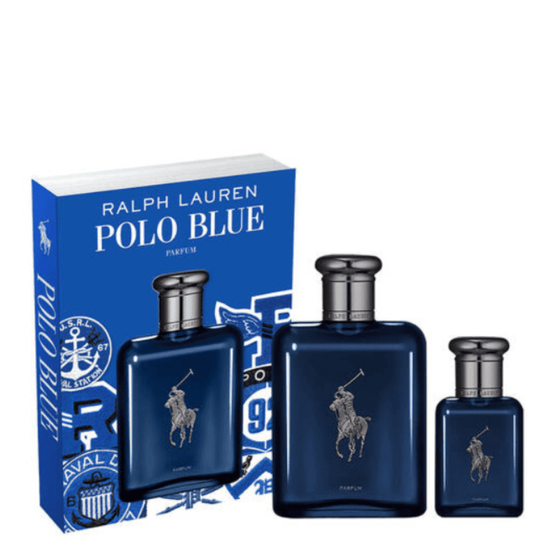 Ralph Lauren Polo Blue Parfum 125ml Refillable + Parfum 40ml Refillable Gift Set