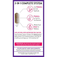 New Chapter Daily Dual Biotic Probiotic + Prebiotic 60 Capsules
