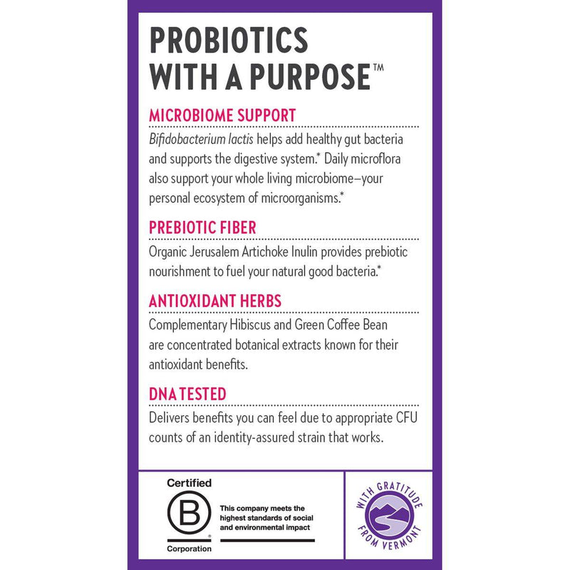 New Chapter Daily Dual Biotic Probiotic + Prebiotic 60 Capsules