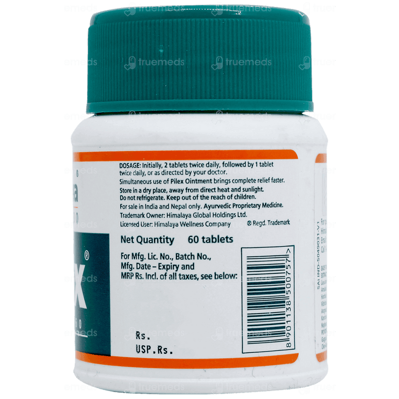 Himalaya Pilex 60 Tablets