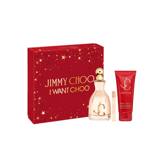 Jimmy Choo (W) EDP 100ml + EDP 7.5ml + Parfum Body Lotion 100ml Gift Set