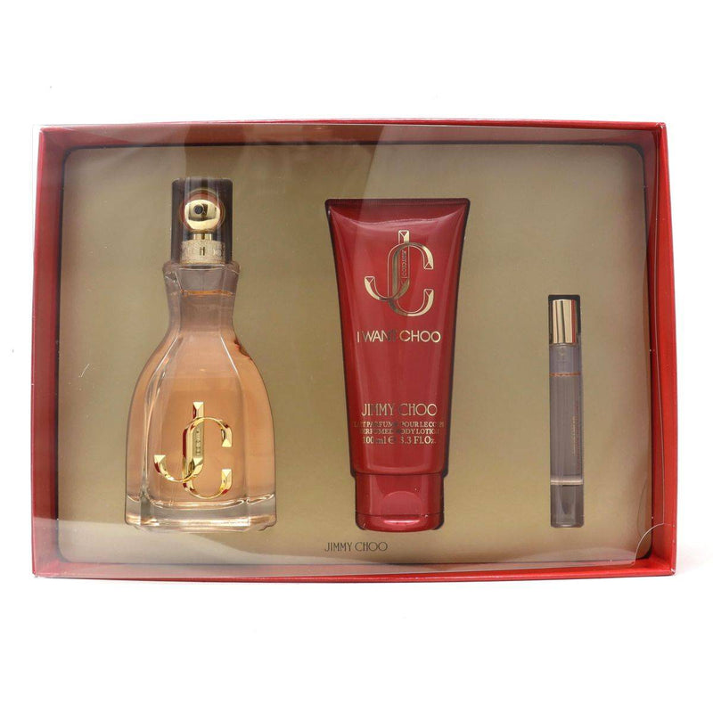 Jimmy Choo Eau de Parfum 100ml + Eau de Parfum 7.5ml + Parfum Body Lotion 100ml Gift Set
