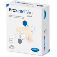 Hartmann Proximel AG Silicone Dressing 3x3 Inches 10 Sheet