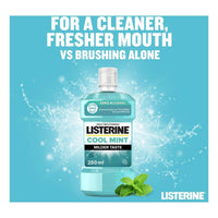 Listerine Mouthwash Milder Taste Cool Mint Zero 250ml