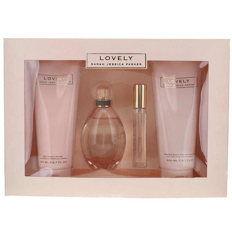 Sarah Jessica Parker Lovely (W) Set EDP 100ml + EDP 15ml + Soft Body Lotion 200ml + Gentle Bath & Shower Gel 200ml