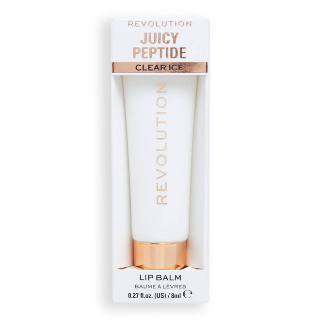 Revolution Makeup Juicy Peptide Lip Balm Clear Ice 8ml