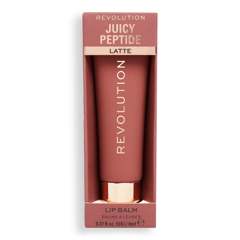 Revolution Makeup Juicy Peptide Lip Balm Nude Latte 8ml