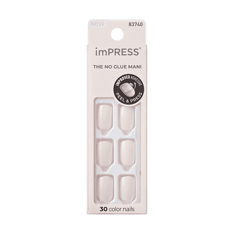 Kiss False Nails KIMC001 Impress Press On Manicure Point Pink 30 Count