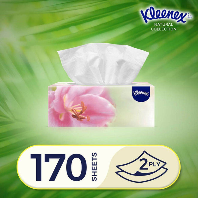 Kleenex Facial Tissue  Natural Collections 170 Sheets
