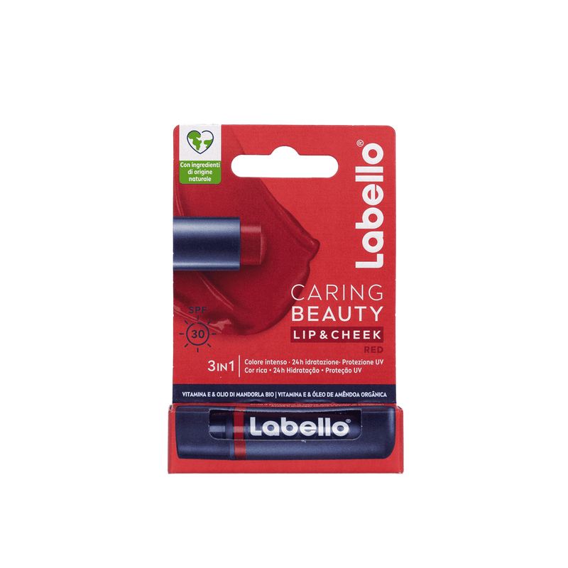Labello Caring Beauty Lip & Cheek Balm Red 4.8g