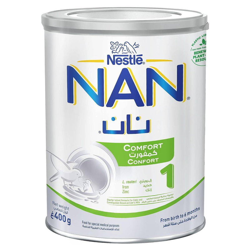 NAN Comfort Anti Colic Infant Formula Stage 1 (0-6 Months) 400g