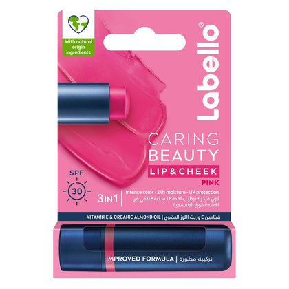 Labello Caring Beauty Lip & Cheek Balm Pink 4.8g