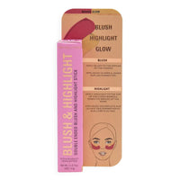 Revolution Makeup Blush & Highlight Stick Mauve Glow 4.3g