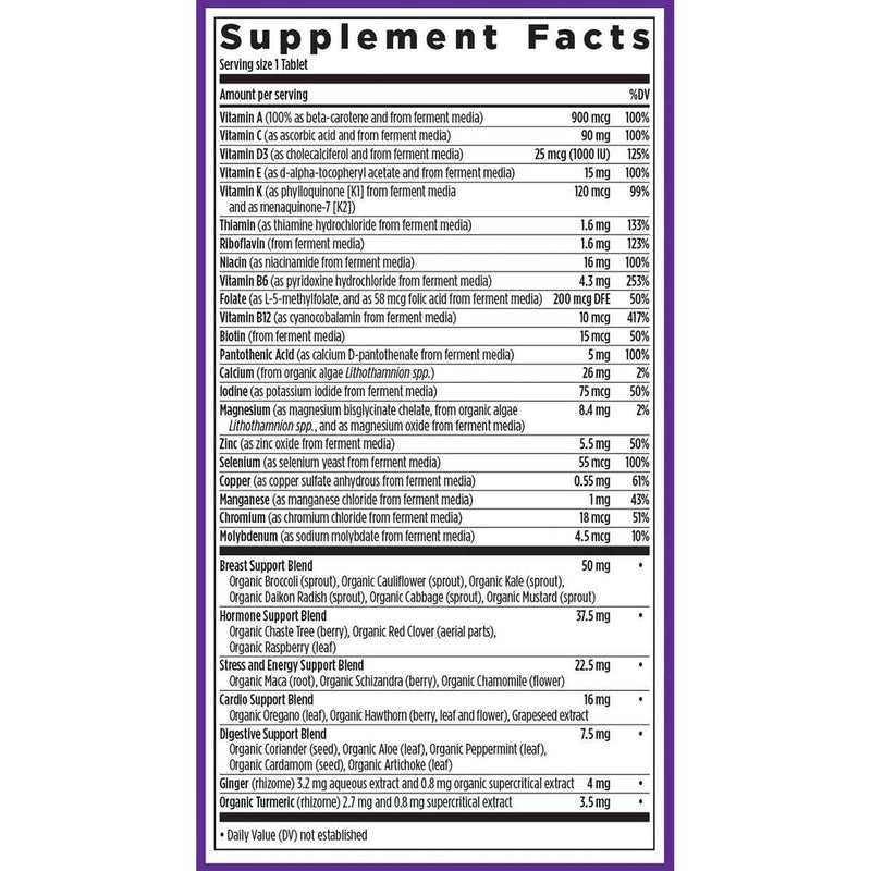 New Chapter One Daily Every Womans 40+ Multivitamin 30 Tablets