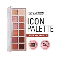 Revolution Makeup Eyeshadow Palette The True Icon Bronze Mini 0.7g