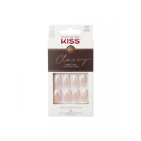 Kiss False Nails KCS04C Classy Trendy Shape & Style With Glue Medium 28 Count