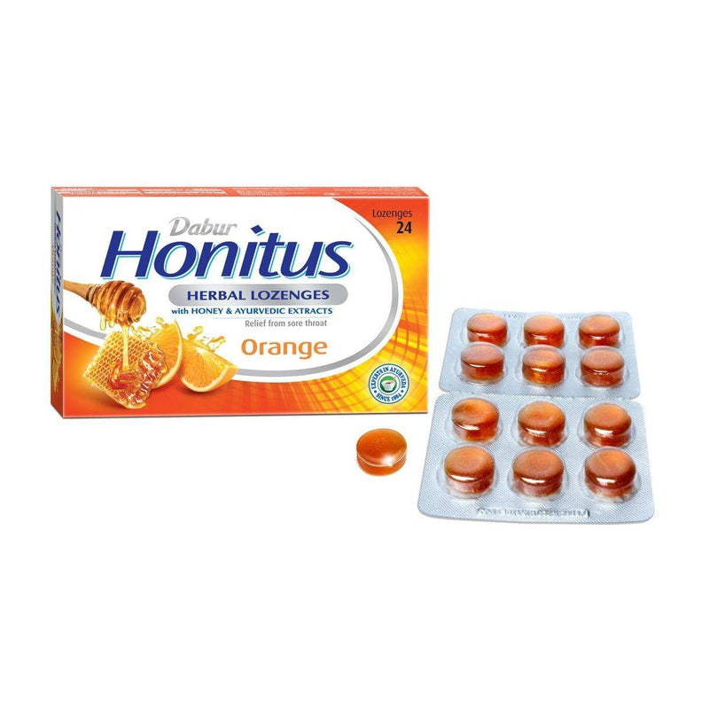 Dabur Honitus Herbal Orange 24 Lozenges
