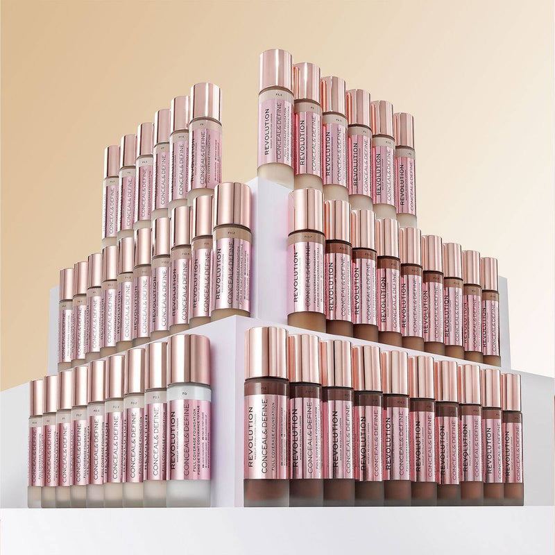 Revolution Makeup Conceal & Define Full Coverage Foundation F3N 23ml