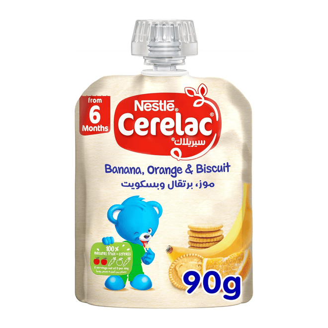 Cerelac Banana Orange Biscuit 90g