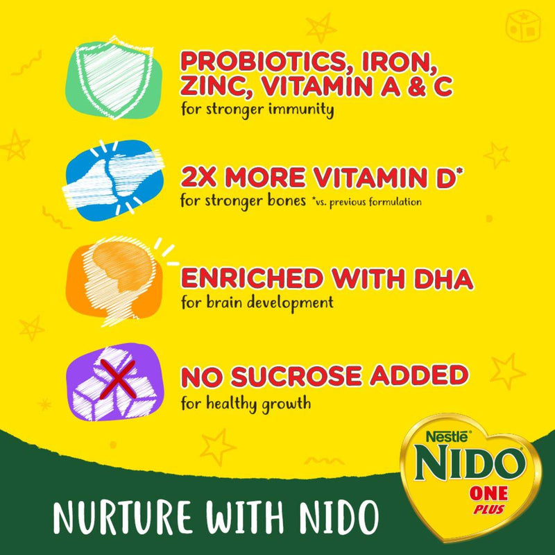 Nido Milk Formula 1+ (1-3 Years) 400g