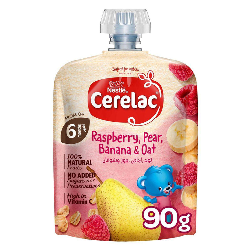 Cerelac Raspberry Pear Banana Oats 90g