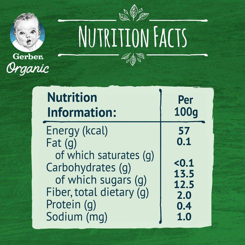 Gerber Organic Apple 90g
