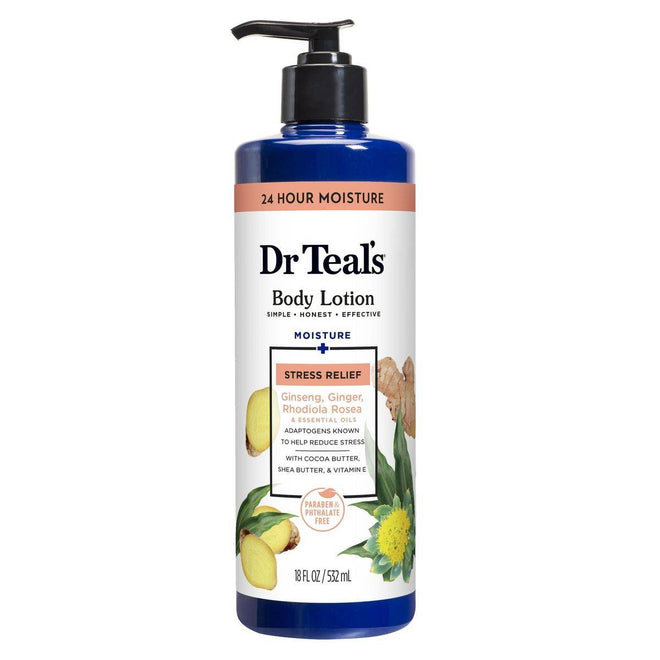 Dr Teals Body Lotion Stress Relief 532ml