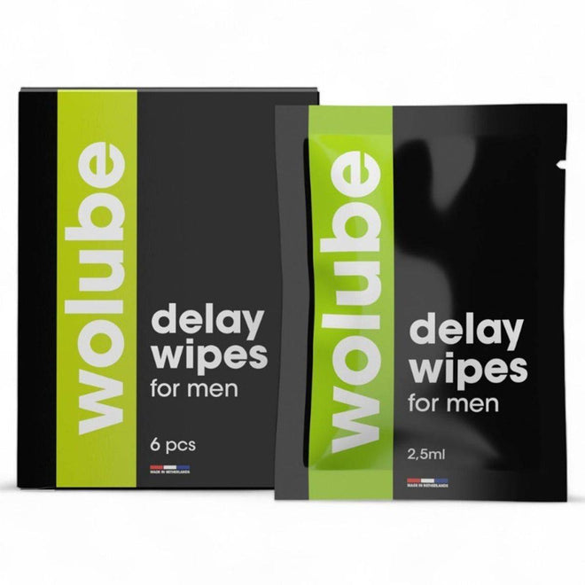 Wolube Delay Men's Wipes 2.5ml 6 Packs