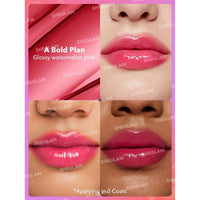 Sheglam Mirror Kiss High Shine Lipstick A Bold Plan 2.9g