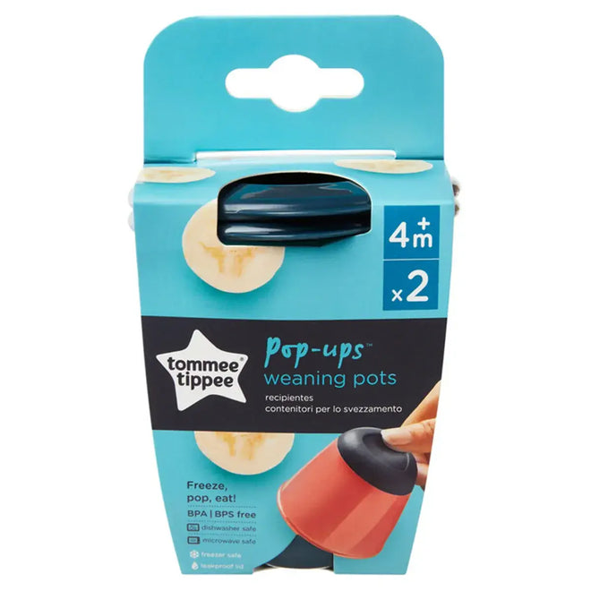 Tommee Tippee Pop Ups Weaning Pots 2 Pack