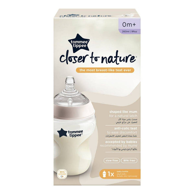 Tommee Tippee Closer to Nature Bottle 0M+ 260ml