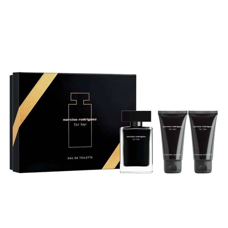 Narciso Rodriguez For Her (W) EDT 50ml + Body Lotion 50ml + Shower Gel 50ml Gift Set