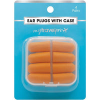MyTravelPro Ear Plugs With Case 4 Pairs