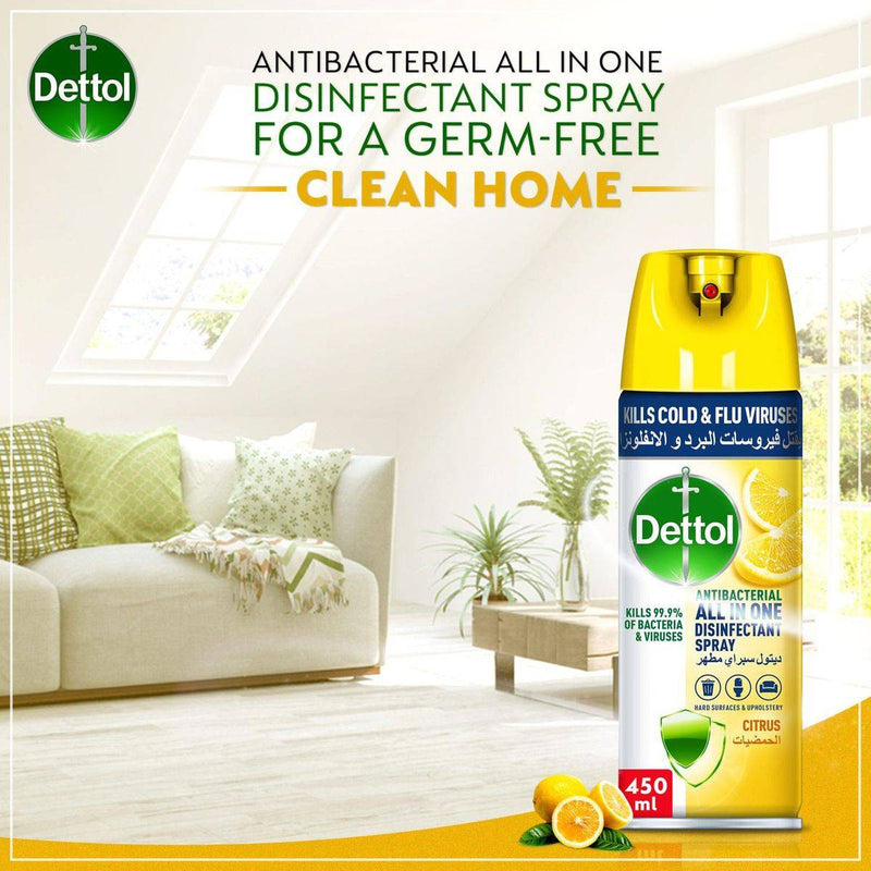 Dettol Antibacterial Disinfectant Spray Citrus 450ml