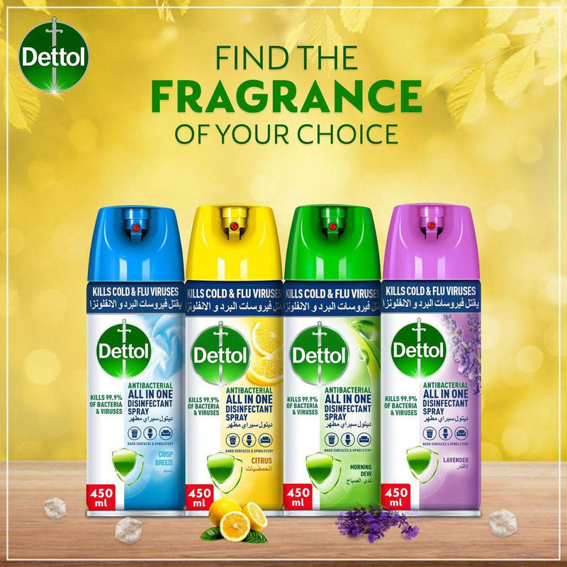 Dettol Antibacterial Disinfectant Spray Citrus 450ml