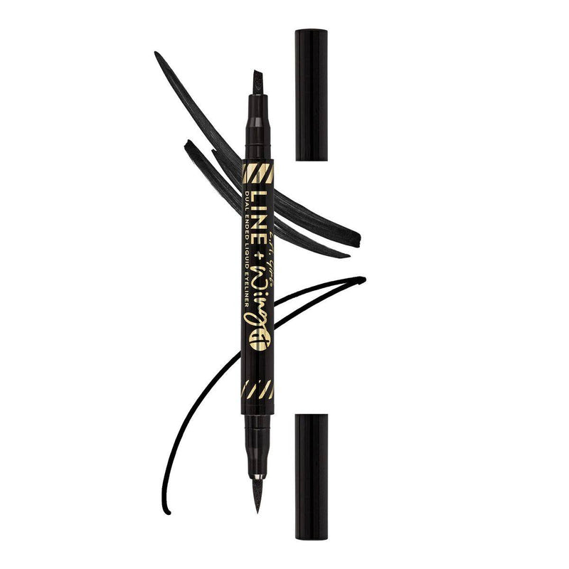 LA Girl Line + Wing It Dual Ended Liquid Eyeliner Black 1.18ml