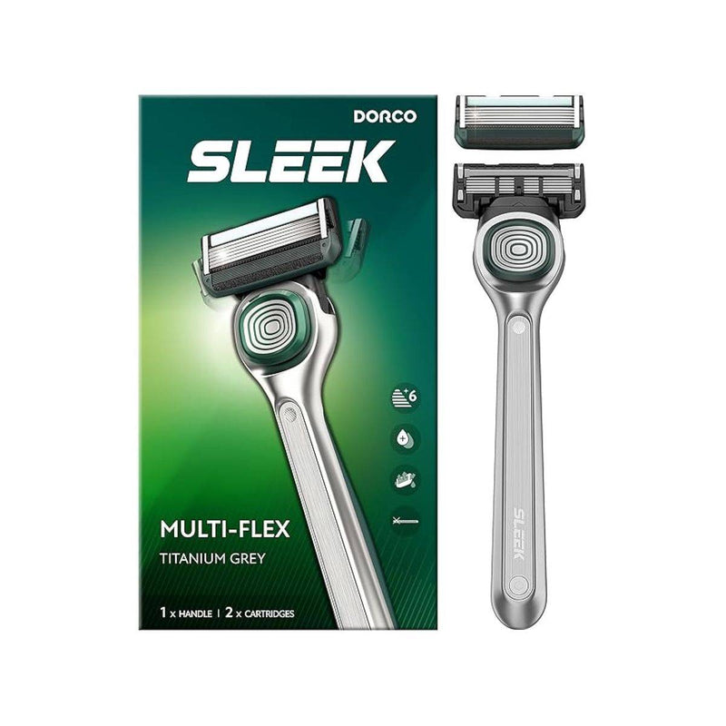 Dorco Razor Sleek 6 Men Multiflex + 2 Refills