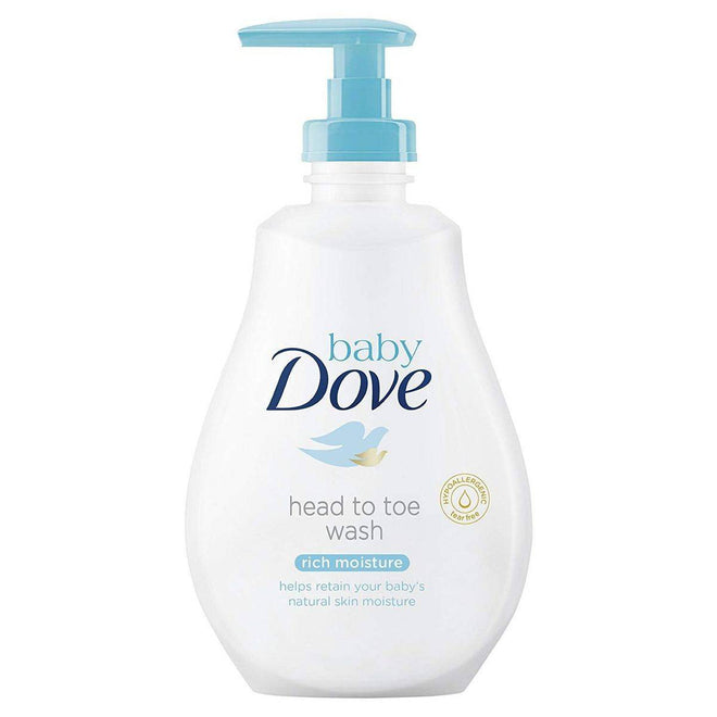 Dove Baby Body Wash Head To Toe Rich Moisture 400ml