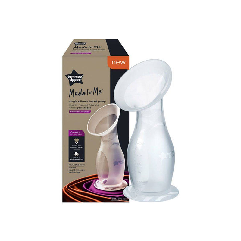 Tommee Tippee Made For Me Breast Pump Manual Silicone & Let Down Catche