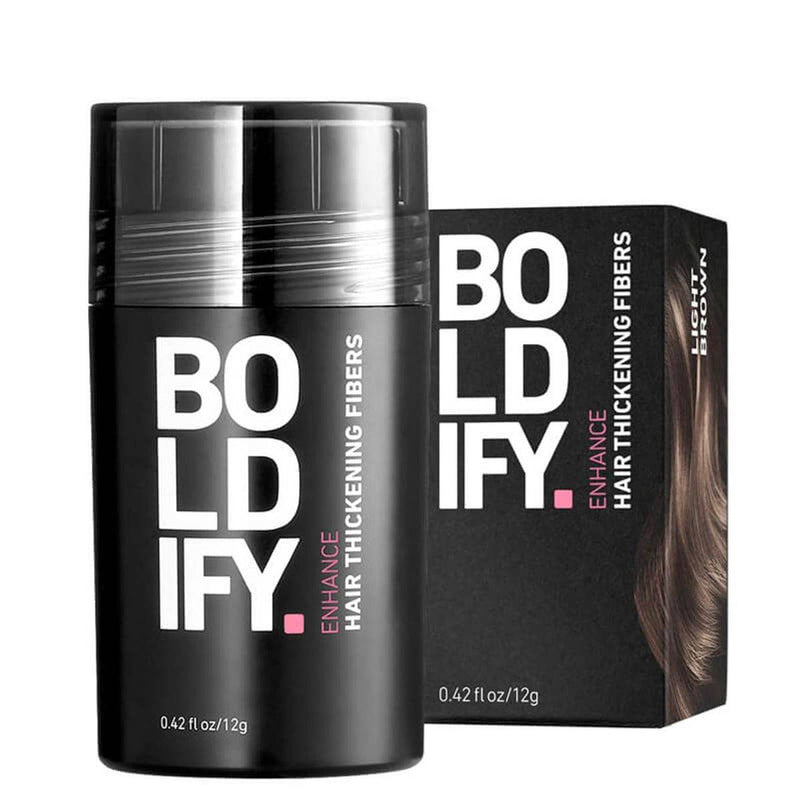 Boldify Hair Building Fiber Light Brown 12g