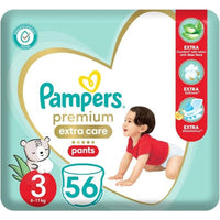 Pampers Diapers Premium Care Pants Size 3 (6-11kg) 56 Pieces