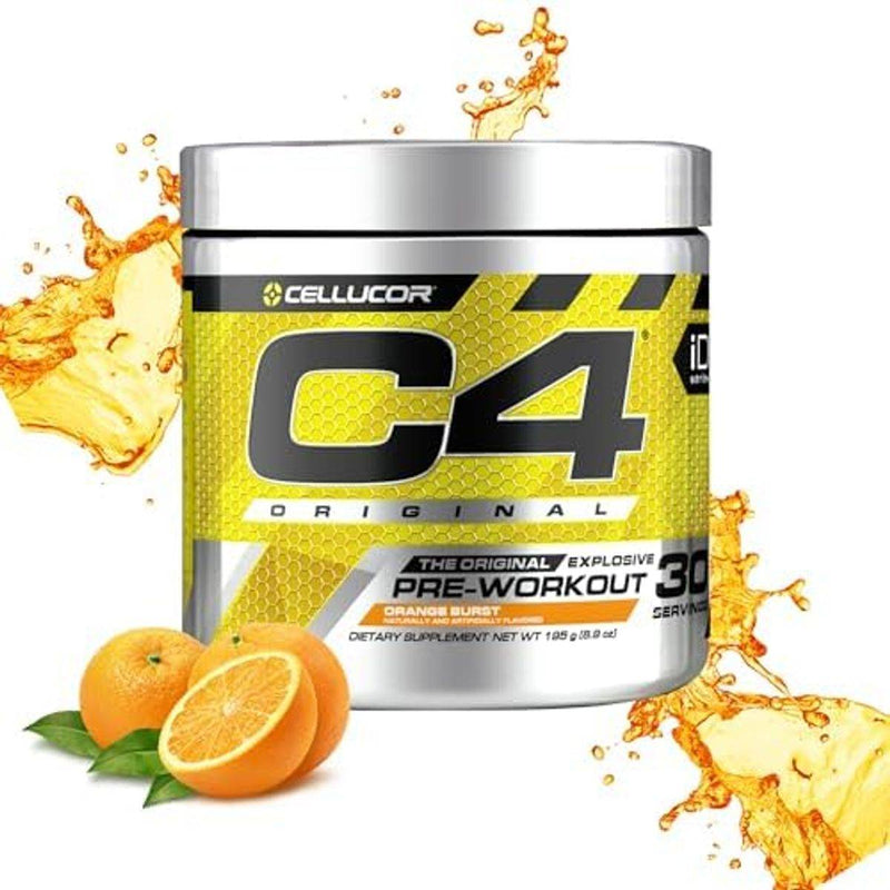 Cellucor C4 Original Pre Workout Powder Orange Burst 30 Serves 195g
