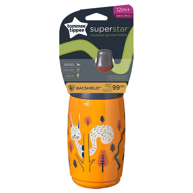 Tommee Tippee Insulated Sportee Water Bottle 12M+ 266ml