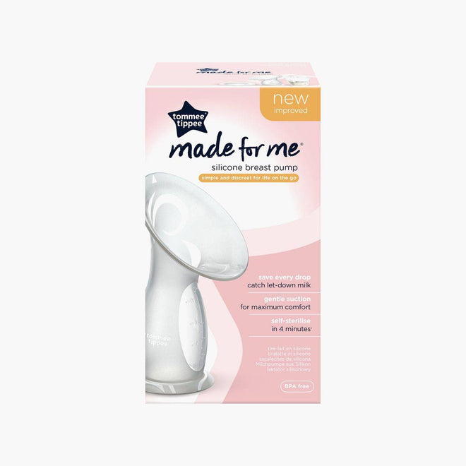 Tommee Tippee Made For Me Breast Pump Manual Silicone & Let Down Catche