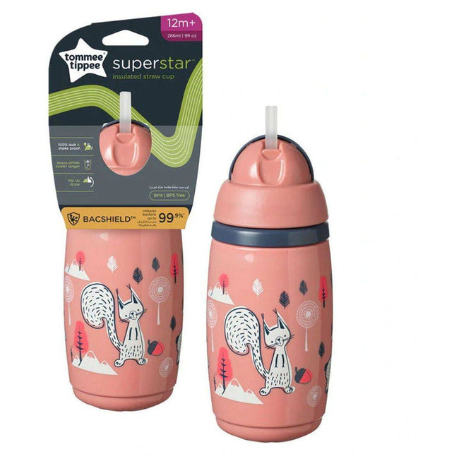 Tommee Tippee Superstar Insulated Straw Cup 12M+ 266ml
