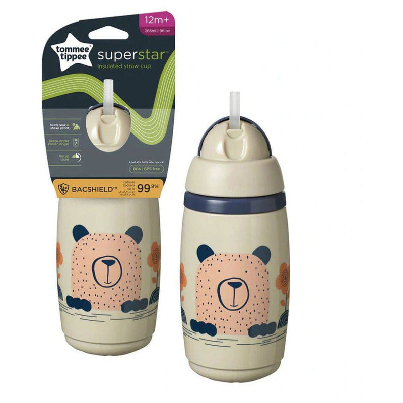 Tommee Tippee Superstar Insulated Straw Cup 12M+ 266ml