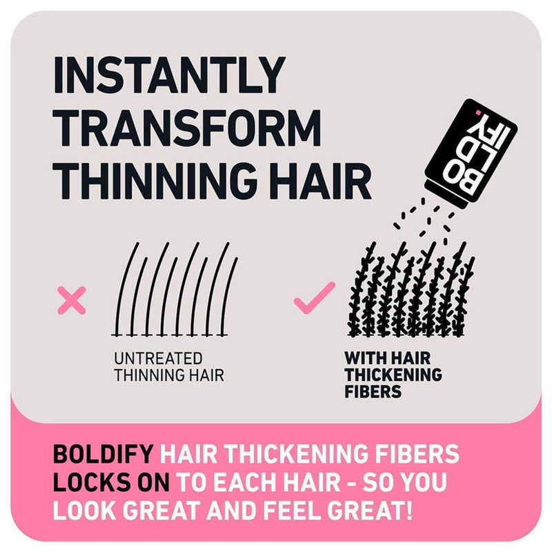 Boldify Hair Building Fiber Black 28g