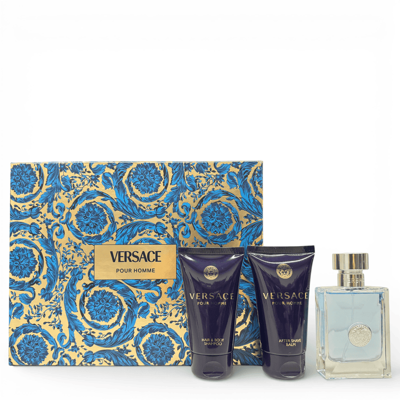 Versace Pour Homme Eau de Toilette 50ml + After Shave 50ml + Shampoo 50ml D Gift Set