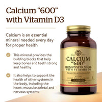 Solgar Calcium 600 120 Tablets